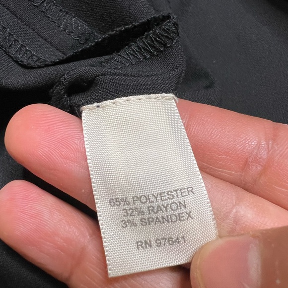 J JILL WOMENS BLACK STRETCH PANTS SIZE 16 STRETCH GREAT QUALITY NO POCKETS - Picture 14 of 14